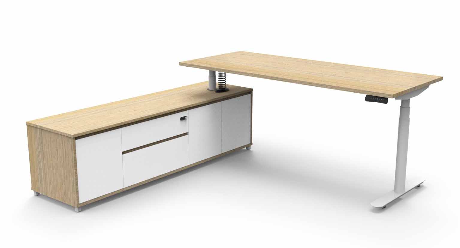 Halo+ Height Adjustable Executive Desk